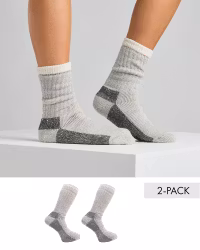 Frostbite Ullfrotté Sockor, 2par - Grå