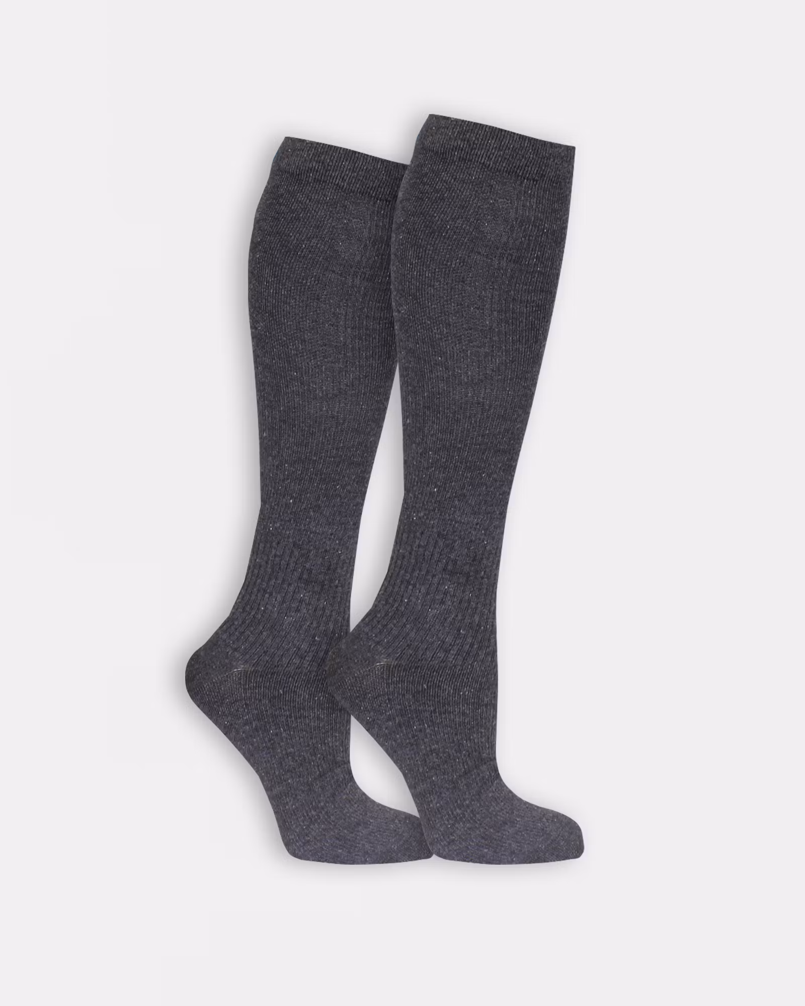 Villasekoitteinen tukisukka 11-14 mmHg, Antrasiitinharmaa