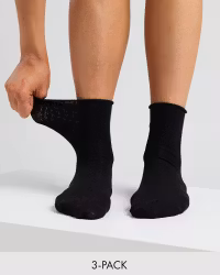 Lösresår, Kort Skaft - Svart 3 Par