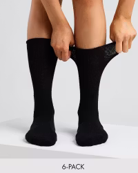 BAMBU Lösresår, Kort Skaft - Svart 6 par