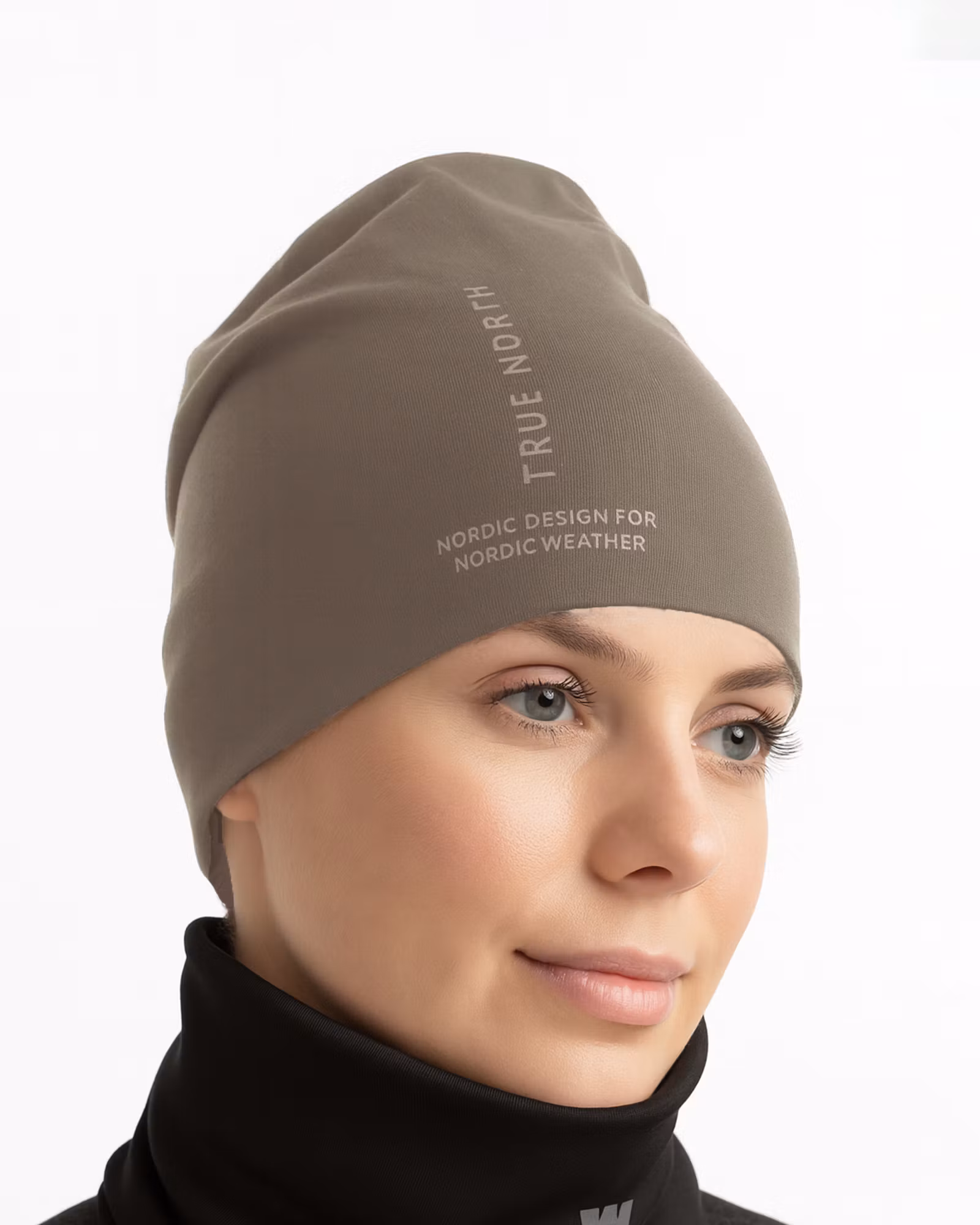 Vändbar Mössa (Onesize) - Brun