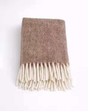 Pehmeä villapeitto – Mid Brown