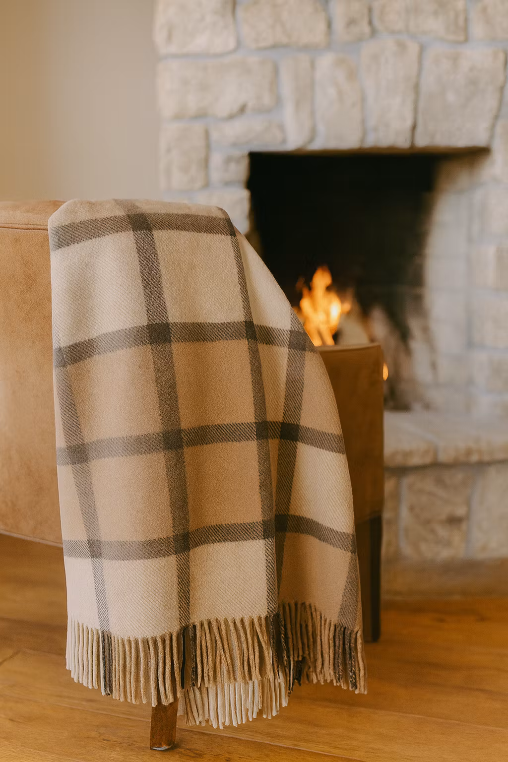 Villa Ruudullinen Glencheck - Beige/Brown
