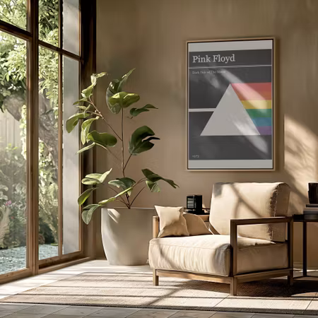Pink Floyd Retro Gig Poster