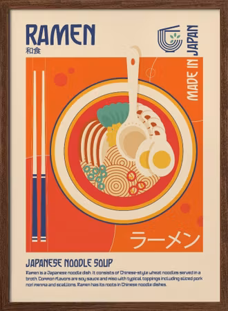 Ramen Japanese Food Print