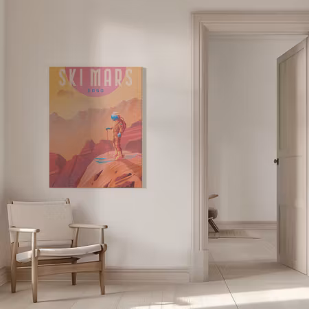 Skidåkning på Mars