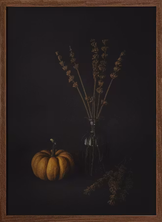 Lavenders and the Pumpkin