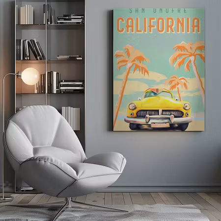 California Surf Poster
