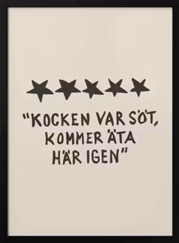 Kocken Var Söt
