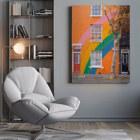 Autumn Rainbow House