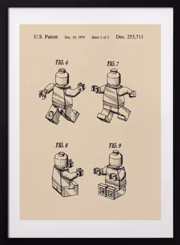 Legogubbe - Patent