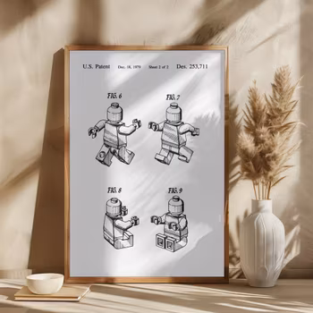 Legogubbe - Patent Vit