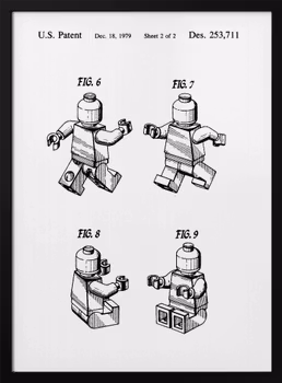 Legogubbe - Patent Vit