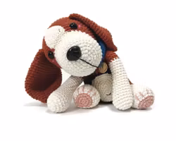 VIRKMÖNSTER BEAGLE Beethoven • hund • amigurumi virkbeskrivning • crochetbykim • PDF