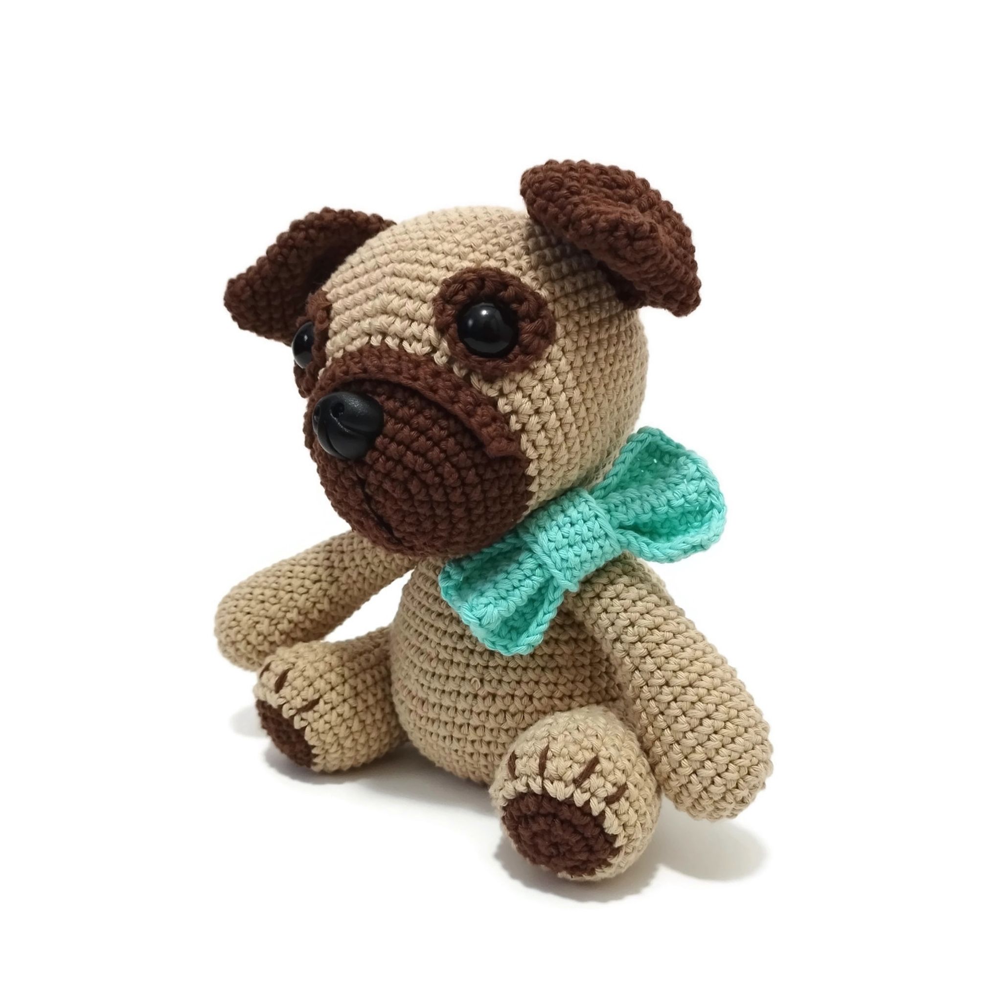 VIRKMÖNSTER MOPS Elvis • hund • amigurumi virkbeskrivning • crochetbykim • PDF
