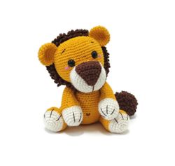 VIRKMÖNSTER LEJON Limbani • Safari • amigurumi virkbeskrivning • crochetbykim • PDF