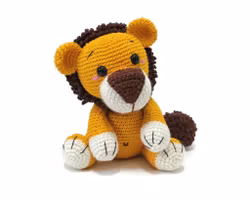 VIRKMÖNSTER LEJON Limbani • Safari • amigurumi virkbeskrivning • crochetbykim • PDF