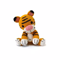 DIY kit Tiger Curry • Safari • Virkset gosedjur • DIY-kit • Crochetbykim