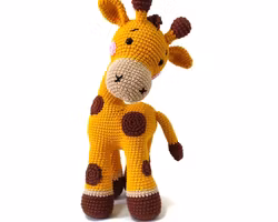 VIRKMÖNSTER Giraff Bao • Safari • amigurumi virkbeskrivning • crochetbykim • PDF