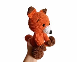 VIRKMÖNSTER Räv och Varg • Skogsdjur • amigurumi virkbeskrivning • crochetbykim • PDF