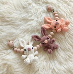 VIRKMÖNSTER Vagnmobil kaniner • Barnvagnsmobil • amigurumi virkbeskrivning • crochetbykim • PDF