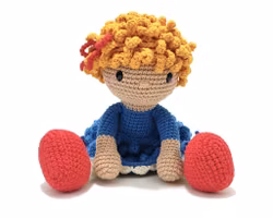 VIRKMÖNSTER ASTRID • Docka • amigurumi virkbeskrivning • crochetbykim • PDF