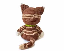 VIRKMÖNSTER Katten Picatso • husdjur • amigurumi virkbeskrivning • crochetbykim • PDF