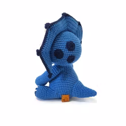 VIRKMÖNSTER Triceratops Spikey • Dinosaurie • amigurumi virkbeskrivning • crochetbykim • PDF