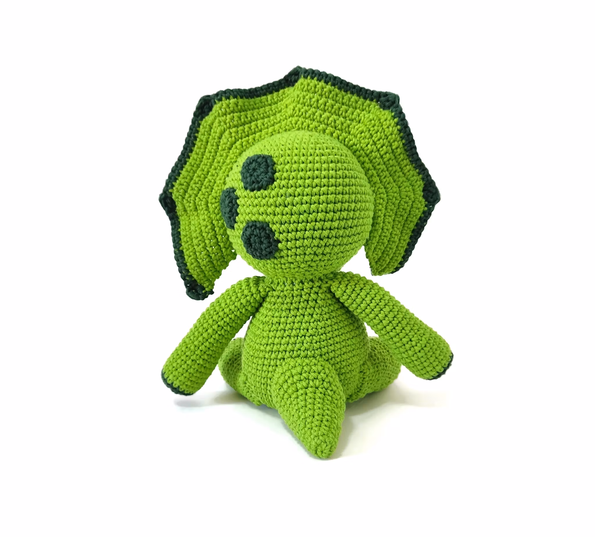 VIRKMÖNSTER Triceratops Spikey • Dinosaurie • amigurumi virkbeskrivning • crochetbykim • PDF