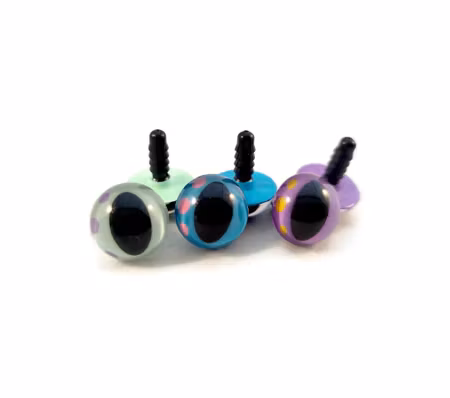 Handmålade ögon UNICORN drake katt 12 mm 15 mm 18 mm 20 mm