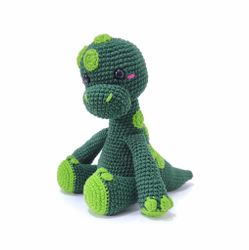 VIRKMÖNSTER Brontosaurus Broccoli • Dinosaurie • amigurumi virkbeskrivning • crochetbykim • PDF