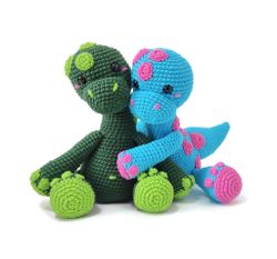 VIRKMÖNSTER Brontosaurus Broccoli • Dinosaurie • amigurumi virkbeskrivning • crochetbykim • PDF
