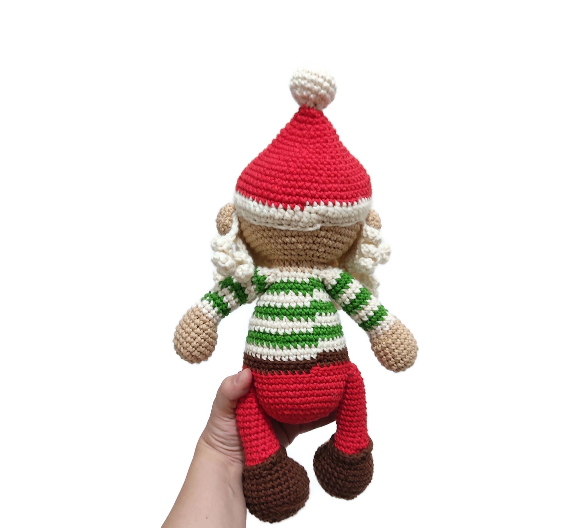 VIRKMÖNSTER  Jultomte Klas  • Jul Christmas Docka • amigurumi virkbeskrivning • crochetbykim • PDF
