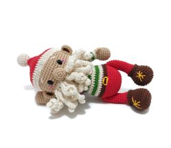 VIRKMÖNSTER  Jultomte Klas  • Jul Christmas Docka • amigurumi virkbeskrivning • crochetbykim • PDF
