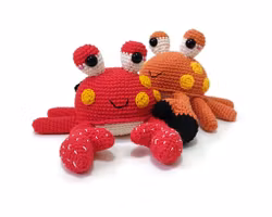VIRKMÖNSTER Krabba MR Hammer • Vatten Hav • amigurumi virkbeskrivning • crochetbykim • PDF