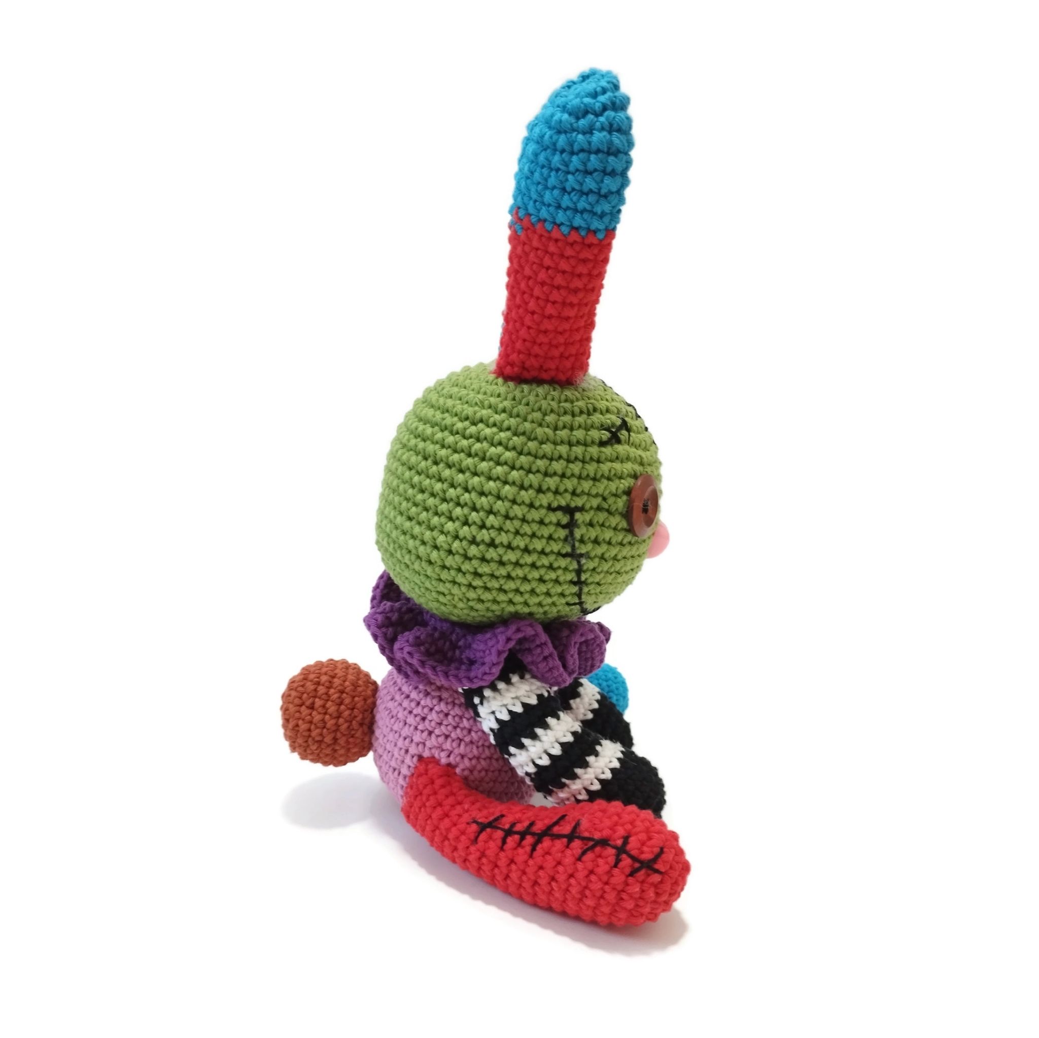 VIRKMÖNSTER Buffy Evil Bunny •Halloween • amigurumi virkbeskrivning • crochetbykim • PDF