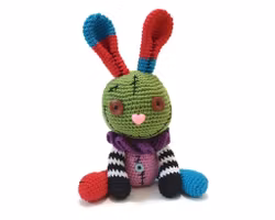 VIRKMÖNSTER Buffy Evil Bunny •Halloween • amigurumi virkbeskrivning • crochetbykim • PDF