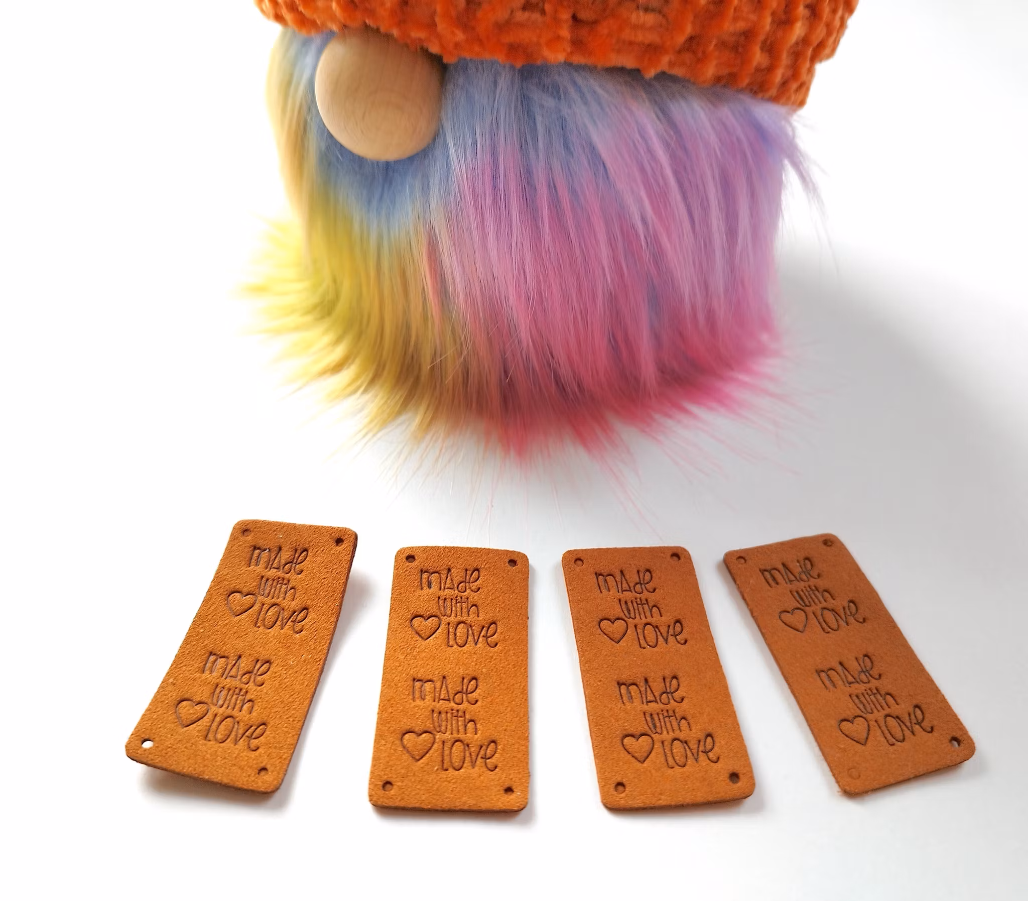 Made with love Märken • Amigurumi • virkade gosedjur • Tags • Labels