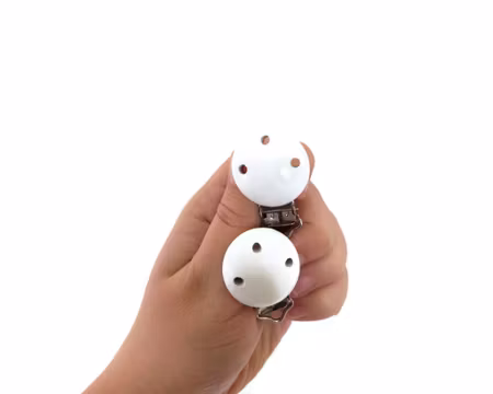 Clips till Barnvagnsmobil • Napphållare • Träclips • Hänge