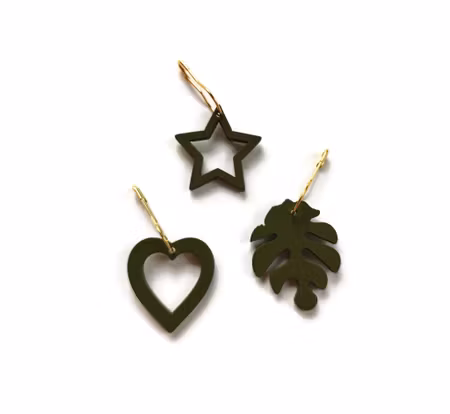 Monstera Virkmarkörer • Stickmarkörer • Markörer • Varvräknare • Sticka • Virka