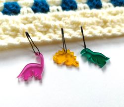 Dino Virkmarkörer • Stickmarkörer • Markörer • Varvräknare • Sticka • Virka