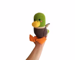 VIRKMÖNSTER Gräsand Mallard • Fågel Anka • amigurumi virkbeskrivning • crochetbykim • PDF