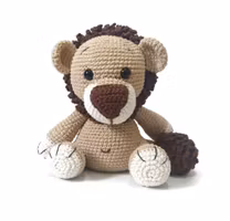 DIY kit Lejon Limbani • Safari • Virkset gosedjur • DIY-kit • Crochetbykim