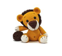 DIY kit Lejon Limbani • Safari • Virkset gosedjur • DIY-kit • Crochetbykim
