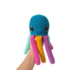 VIRKMÖNSTER Bäckfisken Turbo • NO SEW • Havsdjur Octopus • amigurumi virkbeskrivning • crochetbykim • PDF
