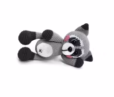 VIRKMÖNSTER Tvättbjörn Smokey • Björn Raccoon • amigurumi virkbeskrivning • crochetbykim • PDF