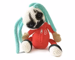 VIRKMÖNSTER Slipknot Corey Taylor • Docka • amigurumi virkbeskrivning • crochetbykim • PDF
