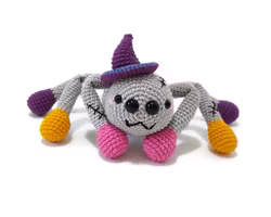 VIRKMÖNSTER Creeper Spindel •Halloween • amigurumi virkbeskrivning • crochetbykim • PDF