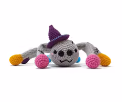 VIRKMÖNSTER Creeper Spindel •Halloween • amigurumi virkbeskrivning • crochetbykim • PDF