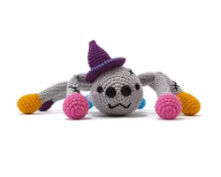 VIRKMÖNSTER Creeper Spindel •Halloween • amigurumi virkbeskrivning • crochetbykim • PDF